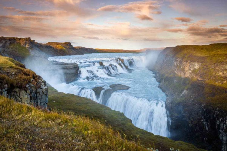 Gullfoss (Golden Falls), Iceland